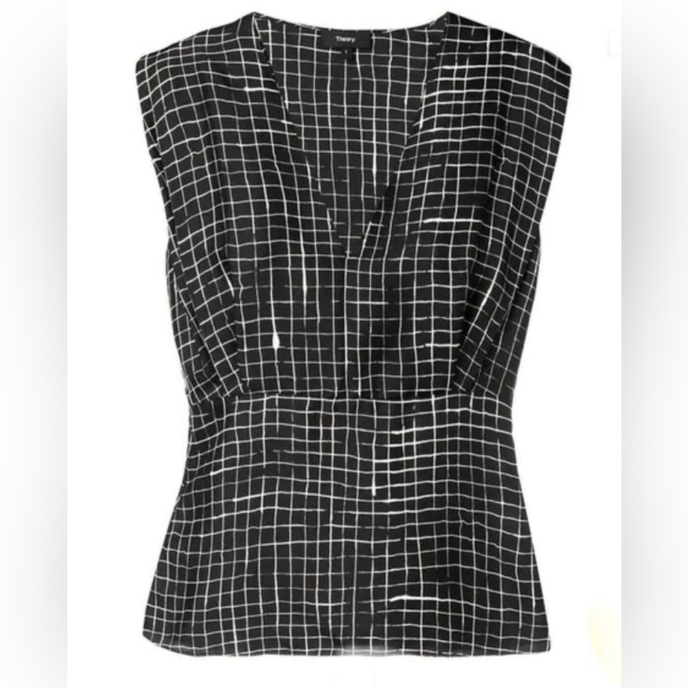 $295 THEORY “KIMONO PLEAT TOP”- NEW